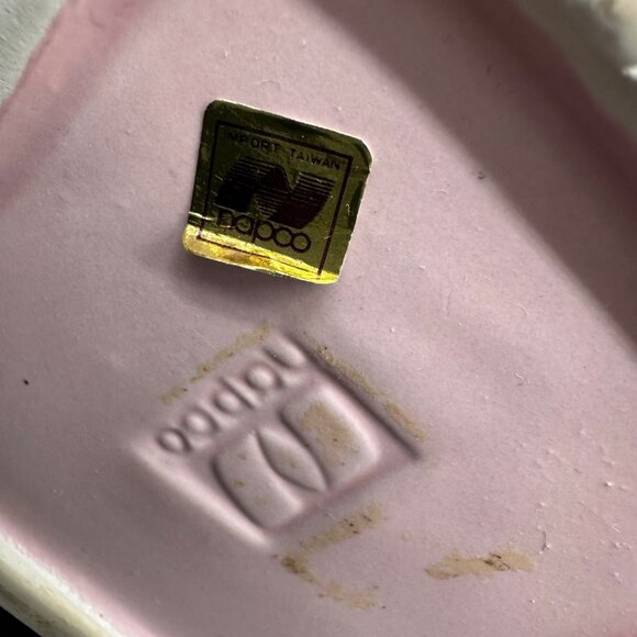 Vintage Baby Rocking Horse Planter Pink Kitsch Napco Taiwan Catch All Storage - Picture 8 of 12